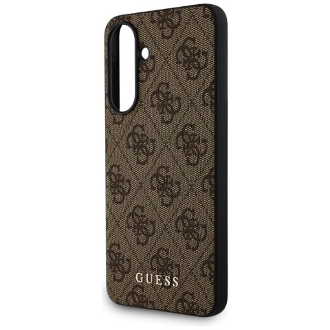 Guess 4G Metal Gold Logo - Etui do Samsung Galaxy A36 5G (brązowy) Guess 4G Metal Gold Logo - Etui do Samsung Galaxy A36 5G (brązowy)