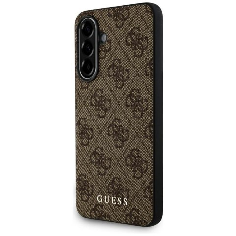 Guess 4G Metal Gold Logo - Etui do Samsung Galaxy A56 5G (brązowy) Guess 4G Metal Gold Logo - Etui do Samsung Galaxy A56 5G (brązowy)