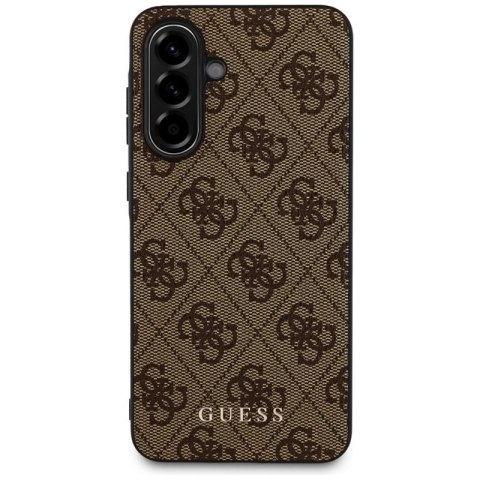 Guess 4G Metal Gold Logo - Etui do Samsung Galaxy A56 5G (brązowy) Guess 4G Metal Gold Logo - Etui do Samsung Galaxy A56 5G (brązowy)