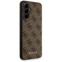 Guess 4G Metal Gold Logo - Etui do Samsung Galaxy A56 5G (brązowy)