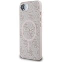 Guess 4G Ring Classic Logo MagSafe - Etui do iPhone 16e (różowy)