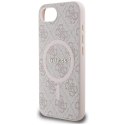 Guess 4G Ring Classic Logo MagSafe - Etui do iPhone 16e (różowy)