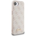 Guess 4G Script Logo MagSafe - Etui do iPhone 16e (różowy)