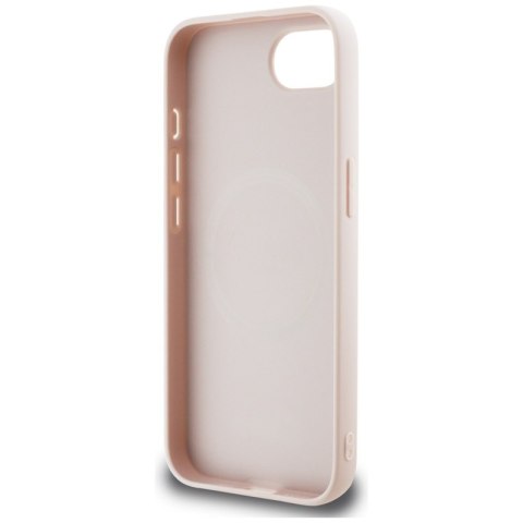 Guess 4G Script Logo MagSafe - Etui do iPhone 16e (różowy) Guess 4G Script Logo MagSafe - Etui do iPhone 16e (różowy)