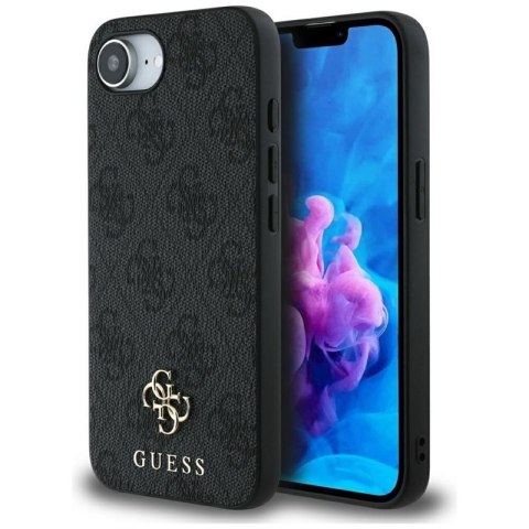 Guess 4G Small 4G and Classic MagSafe - Etui do iPhone 16e (czarny) Guess 4G Small 4G and Classic MagSafe - Etui do iPhone 16e (czarny)