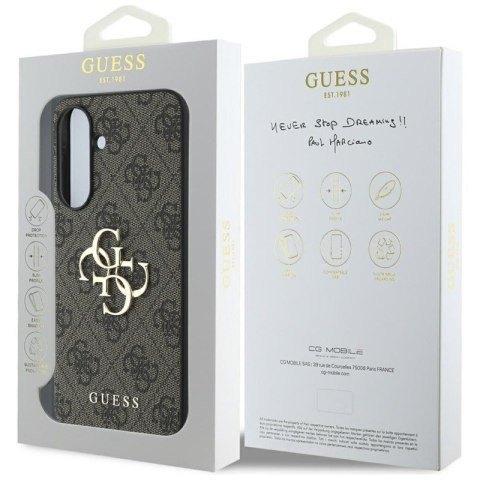 Guess Big 4G Logo Classic Logo - Etui do Samsung Galaxy A56 5G (brązowy) Guess Big 4G Logo Classic Logo - Etui do Samsung Galaxy A56 5G (brązowy)