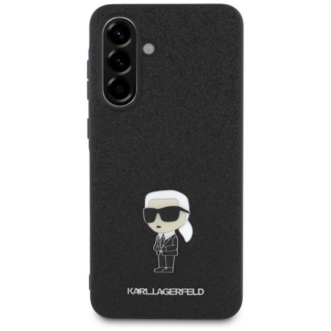 Karl Lagerfeld Fixed Glitter Ikonik Logo Metal Pin - Etui do Samsung Galaxy A36 5G (czarny) Karl Lagerfeld Fixed Glitter Ikonik Logo Metal Pin - Etui do Samsung Galaxy A36 5G (czarny)