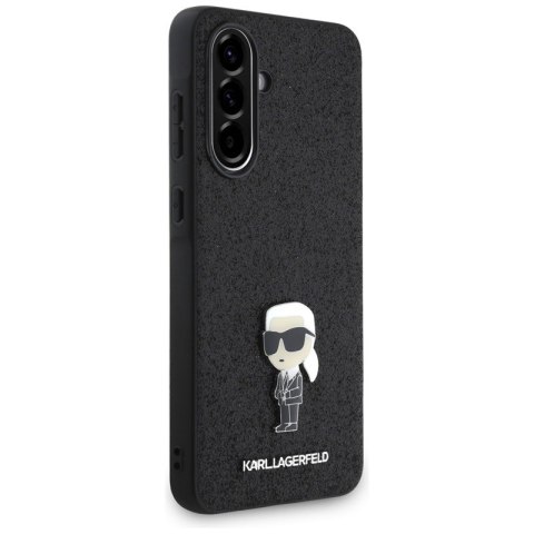Karl Lagerfeld Fixed Glitter Ikonik Logo Metal Pin - Etui do Samsung Galaxy A36 5G (czarny) Karl Lagerfeld Fixed Glitter Ikonik Logo Metal Pin - Etui do Samsung Galaxy A36 5G (czarny)