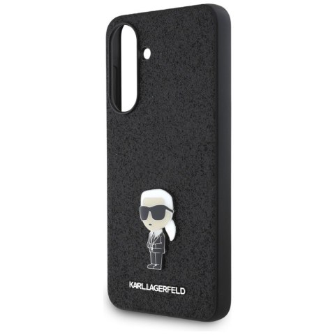 Karl Lagerfeld Fixed Glitter Ikonik Logo Metal Pin - Etui do Samsung Galaxy A36 5G (czarny) Karl Lagerfeld Fixed Glitter Ikonik Logo Metal Pin - Etui do Samsung Galaxy A36 5G (czarny)