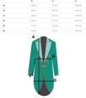 Modny płaszcz damski oversize - dwustronny, na wiosnę i jesień ELIZA (Beżowy) 40