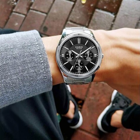 ZEGAREK MĘSKI CASIO MTP-1375D 1AVDF (zd112b) + BOX ZEGAREK MĘSKI CASIO MTP-1375D 1AVDF (zd112b) + BOX