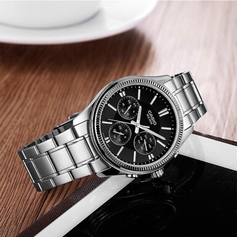 ZEGAREK MĘSKI CASIO MTP-1375D 1AVDF (zd112b) + BOX ZEGAREK MĘSKI CASIO MTP-1375D 1AVDF (zd112b) + BOX