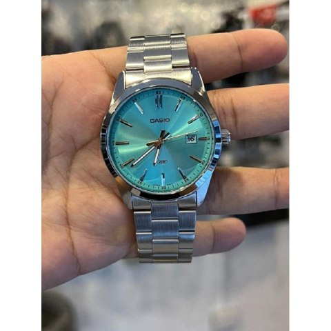 ZEGAREK MĘSKI CASIO TIFFANY BLUE MTP-VD03D-2A + BOX ZEGAREK MĘSKI CASIO TIFFANY BLUE MTP-VD03D-2A + BOX