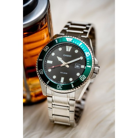 Zegarek Męski Casio MDV-107D-3A + BOX Zegarek Męski Casio MDV-107D-3A + BOX