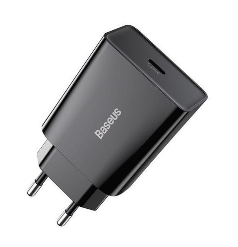 BASEUS ŁADOWARKA SIECIOWA MINI QC USB-C PD 3A 20W BASEUS ŁADOWARKA SIECIOWA MINI QC USB-C PD 3A 20W