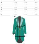 Damski płaszcz SARA - dwustronny, oversize, kaptur, wiosenny, ocieplany (Zielony) 40