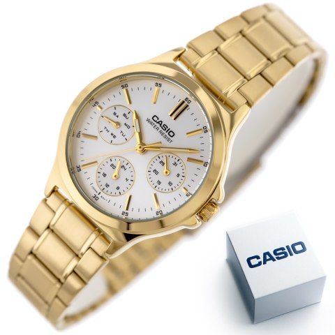 ZEGAREK DAMSKI CASIO LTP-V300G 7A (zd566b) + BOX ZEGAREK DAMSKI CASIO LTP-V300G 7A (zd566b) + BOX