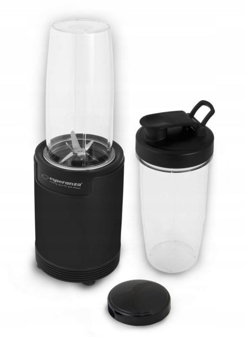 Blender smoothie Esperanza NUTRI SHOT EKM029 (700W; kolor czarny) Blender smoothie Esperanza NUTRI SHOT EKM029 (700W; kolor czarny)