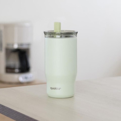 Quokka Mist - Kubek termiczny ze stali nierdzewnej 720 ml ze słomką (Pastel Green) Quokka Mist - Kubek termiczny ze stali nierdzewnej 720 ml ze słomką (Pastel Green)