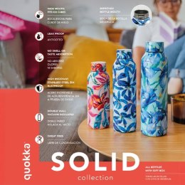 Quokka Solid - Butelka termiczna ze stali nierdzewnej 510 ml (Color Jungle)