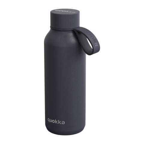 Quokka Solid With Strap - Butelka termiczna ze stali nierdzewnej 510 ml z paskiem (Slate) Quokka Solid With Strap - Butelka termiczna ze stali nierdzewnej 510 ml z paskiem (Slate)