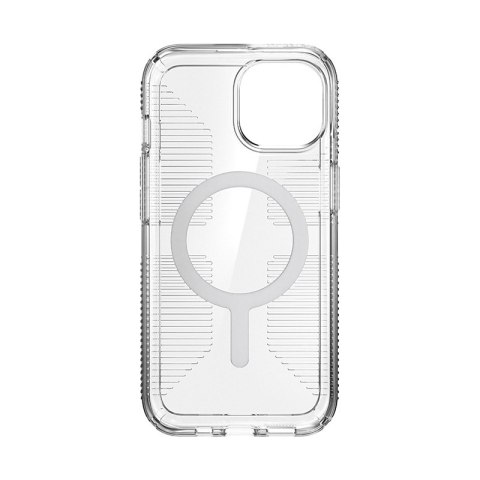 Speck Gemshell Grip + MagSafe - Etui do iPhone 16e / iPhone 15 / iPhone 14 / iPhone 13 (Clear / Chrome Finish) Speck Gemshell Grip + MagSafe - Etui do iPhone 16e / iPhone 15 / iPhone 14 / iPhone 13 (Clear / Chrome Finish)