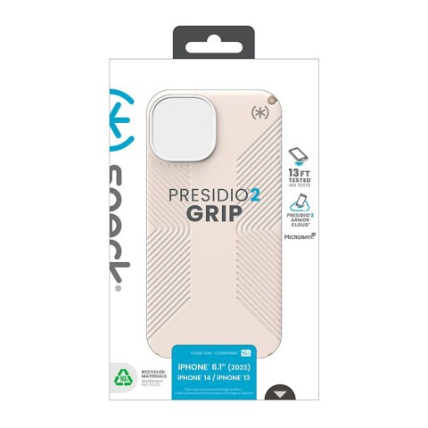Speck Presidio2 Grip - Etui iPhone 16e / iPhone 15 / iPhone 14 / iPhone 13 (Bleached Bone / Heirloom Gold / Hazel Brown) Speck Presidio2 Grip - Etui iPhone 16e / iPhone 15 / iPhone 14 / iPhone 13 (Bleached Bone / Heirloom Gold / Hazel Brown)