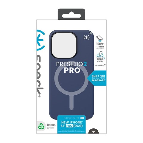 Speck Presidio2 Pro Magsafe - Etui iPhone 15 Pro (Coastal Blue / Dust Grey / White) Speck Presidio2 Pro Magsafe - Etui iPhone 15 Pro (Coastal Blue / Dust Grey / White)