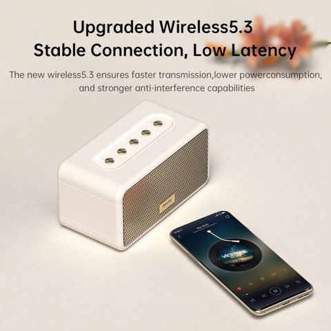 WEKOME Beluga D9 Chiyvh - Bezprzewodowy głośnik Bluetooth V5.3 (Biały) WEKOME Beluga D9 Chiyvh - Bezprzewodowy głośnik Bluetooth V5.3 (Biały)