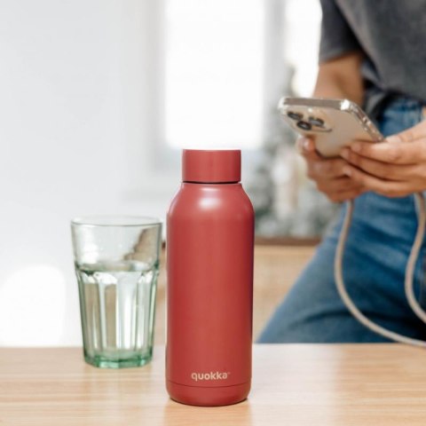 Quokka Solid - Butelka termiczna ze stali nierdzewnej 510 ml (Firebrick Red) Quokka Solid - Butelka termiczna ze stali nierdzewnej 510 ml (Firebrick Red)