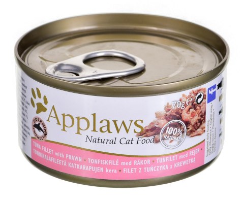 APPLAWS CAT Filet z tuńczyka i krewetki - mokra karma dla kota - 70g APPLAWS CAT Filet z tuńczyka i krewetki - mokra karma dla kota - 70g