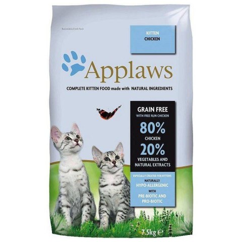 APPLAWS CAT Kitten Kurczak - karma dla kociąt z wysoką zawartością mięsa - 7,5kg APPLAWS CAT Kitten Kurczak - karma dla kociąt z wysoką zawartością mięsa - 7,5kg