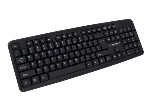 Klawiatura membranowa Esperanza AMARILLO EK134 (USB 2.0; (EU); kolor czarny) Klawiatura membranowa Esperanza AMARILLO EK134 (USB 2.0; (EU); kolor czarny)