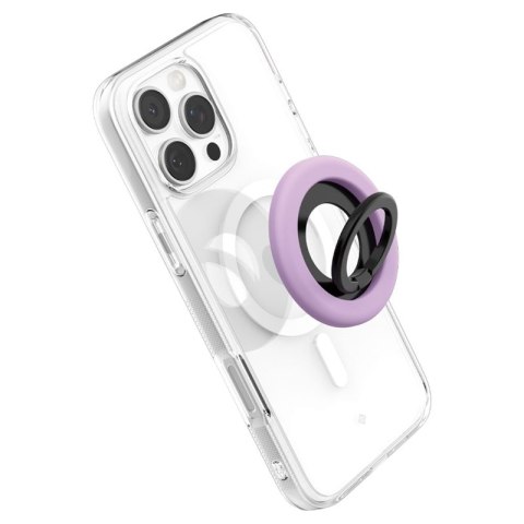 Spigen Nano Pop MagSafe Phone Ring - Magnetyczny uchwyt na palec z funkcją podstawki (Grape Purple) Spigen Nano Pop MagSafe Phone Ring - Magnetyczny uchwyt na palec z funkcją podstawki (Grape Purple)