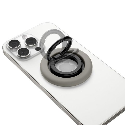 Spigen Nano Pop MagSafe Phone Ring - Magnetyczny uchwyt na palec z funkcją podstawki (Truffle Grey) Spigen Nano Pop MagSafe Phone Ring - Magnetyczny uchwyt na palec z funkcją podstawki (Truffle Grey)