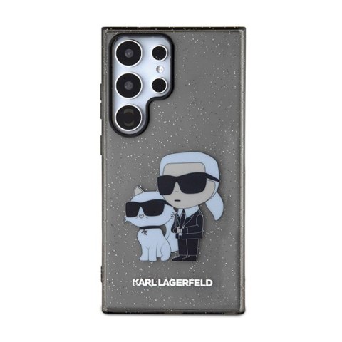Karl Lagerfeld IML Glitter Karl & Choupette - Etui Samsung Galaxy S24 Ultra (czarny) Karl Lagerfeld IML Glitter Karl & Choupette - Etui Samsung Galaxy S24 Ultra (czarny)