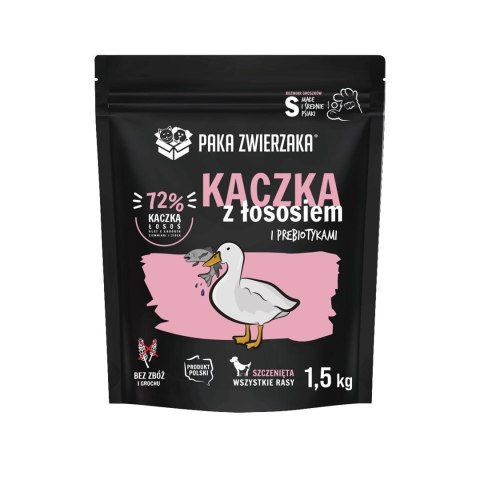Paka Zwierzaka Seventh Heaven Kaczka z łososiem PUPPY ''S'' 1,5kg