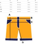 Spodenki szorty kąpielowe z artystycznym nadrukiem (Wielokolorowy) 3XL