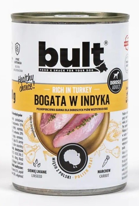 BULT Puszka bogata w indyka 800g BULT Puszka bogata w indyka 800g