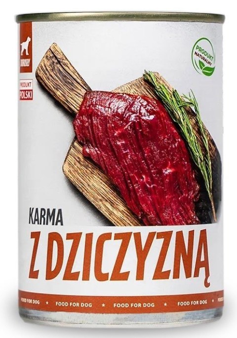 Tuf Tuf Puszka mielonka z dziczyzną 800g Tuf Tuf Puszka mielonka z dziczyzną 800g