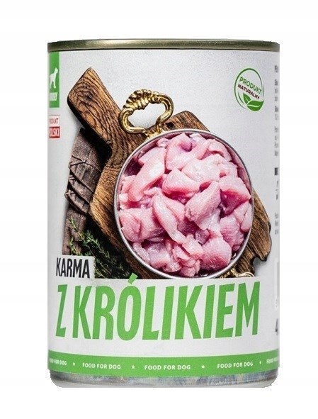 Tuf Tuf Puszka mielonka z królikiem 800g Tuf Tuf Puszka mielonka z królikiem 800g