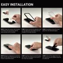 Crong Anti-Bacterial 3D Armour Glass - Szkło hartowane 9H na cały ekran iPhone 15 + ramka instalacyjna