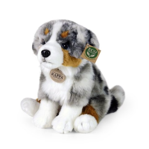 Rappa - Pluszowa maskotka siedzący Pies Owczarek Australijski 30 cm Eco-Friendly
