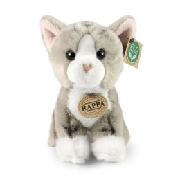 Rappa - Pluszowa maskotka siedzący szary Kot 18 cm Eco-Friendly