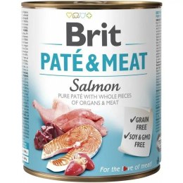 BRIT PATE&MEAT SALMON 800g