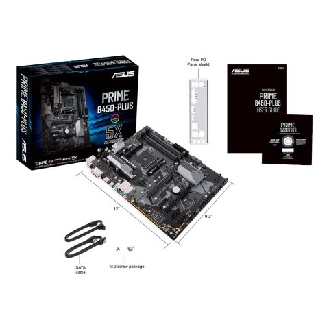 Płyta główna ASUS PRIME PRIME B450-PLUS (AM4; 4x DDR4 DIMM; ATX; CrossFireX) Płyta główna ASUS PRIME PRIME B450-PLUS (AM4; 4x DDR4 DIMM; ATX; CrossFireX)