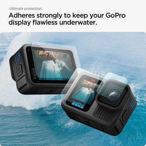 Spigen Glas.TR Slim 2-Set - Szkło hartowane do GoPro Hero 13 (2 zestawy) Spigen Glas.TR Slim 2-Set - Szkło hartowane do GoPro Hero 13 (2 zestawy)