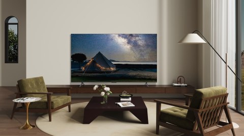 Telewizor TCL 65P7K QLED 65'' 4K Ultra HD Google TV Dolby Atmos DVB-T2 Metaliczny Telewizor TCL 65P7K QLED 65'' 4K Ultra HD Google TV Dolby Atmos DVB-T2 Metaliczny