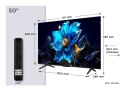 Telewizor TCL 50P79K QLED 50" 4K Ultra HD Google TV Dolby Vision DVB-T2 Titan