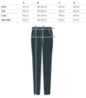 Dasmkie dopasowane spodnie legginsy z wysokim stanem VALERIA (Brązowy) M/L